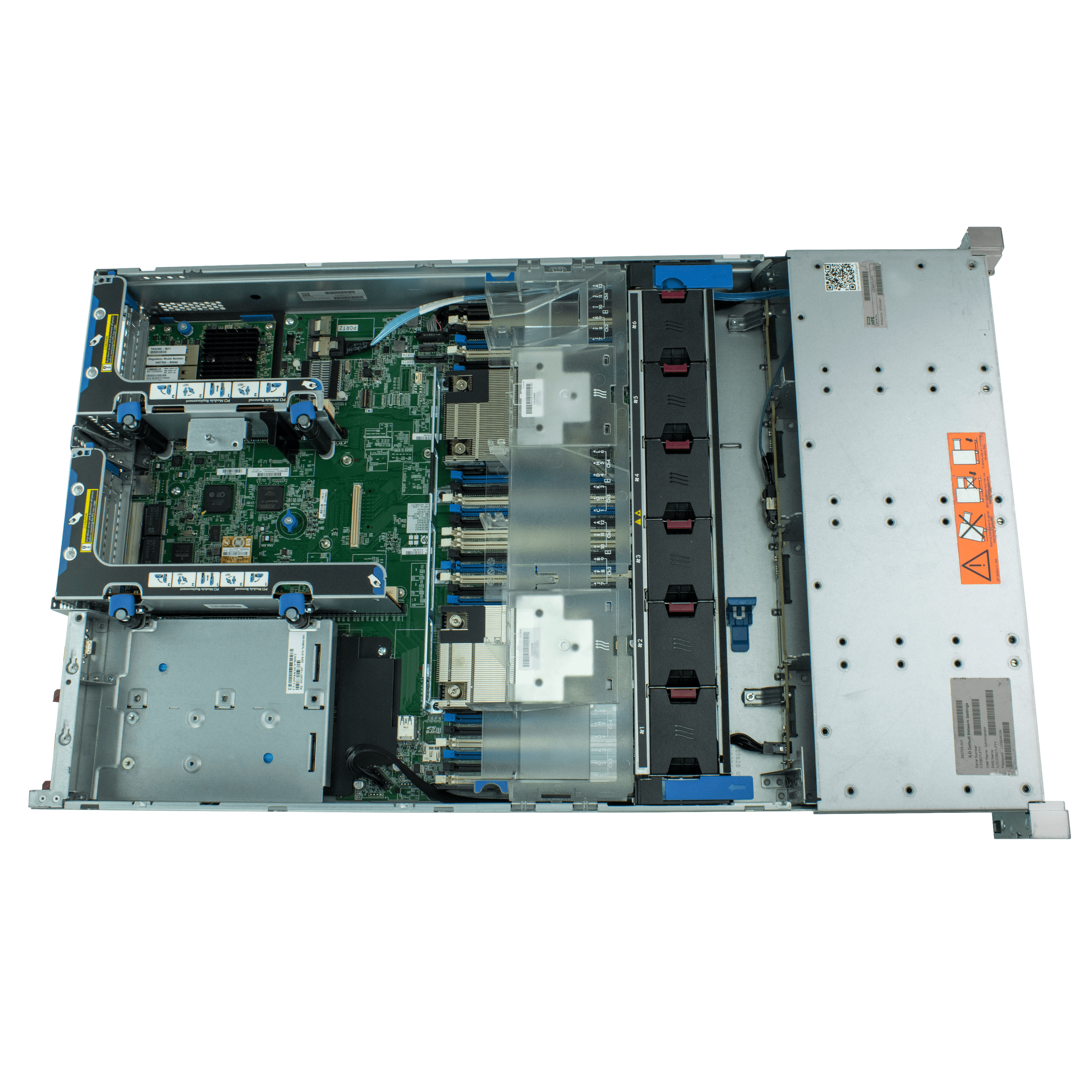 Сервер HP DL380 G9 noCPU 24хDDR4 softRaid B140i noBattery iLo 2х500W PSU 544FLR(QSFP) 2х40Gb/s + Ethernet 4х1Gb/s 4х3,5"(1U BPN) FCLGA2011-3 (4)